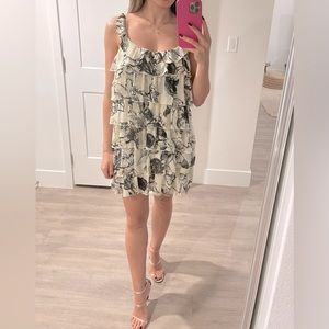 Flower pattern dress